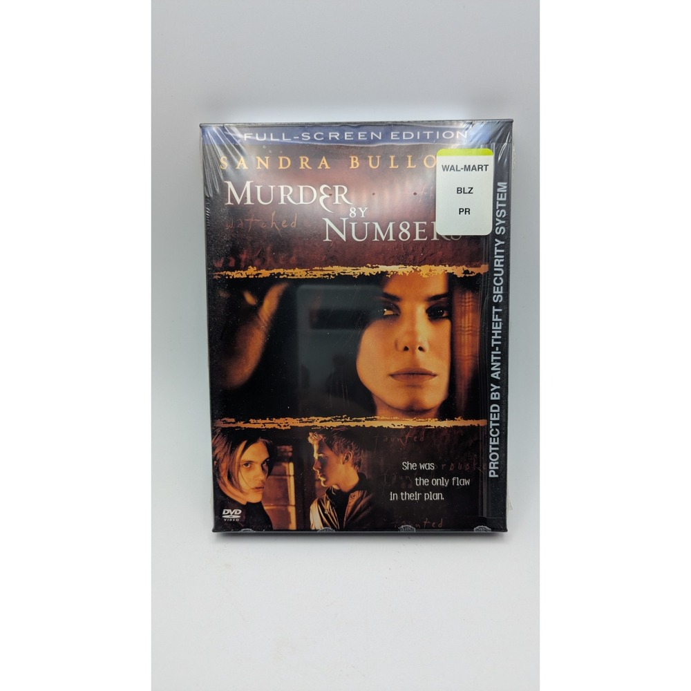 Sandra Bullock Murder 8Y Num8ers DVD New Sealed 2002 Full-Screen Edition Bonuses